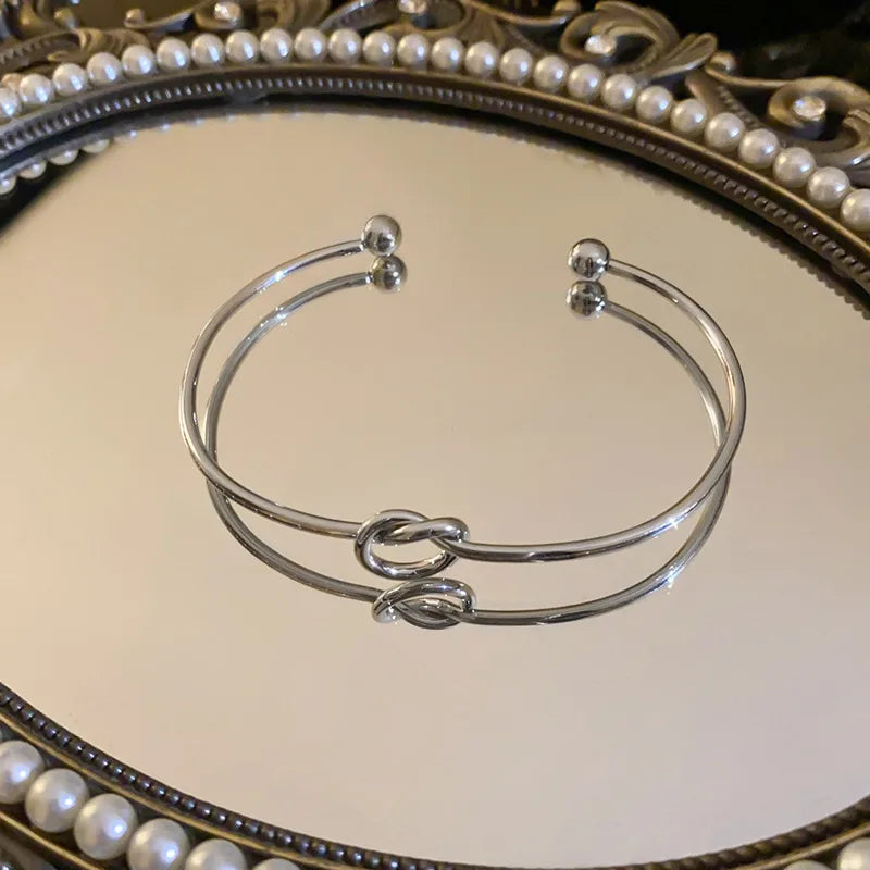 Vintage Woven Stainless Steel Bracelet